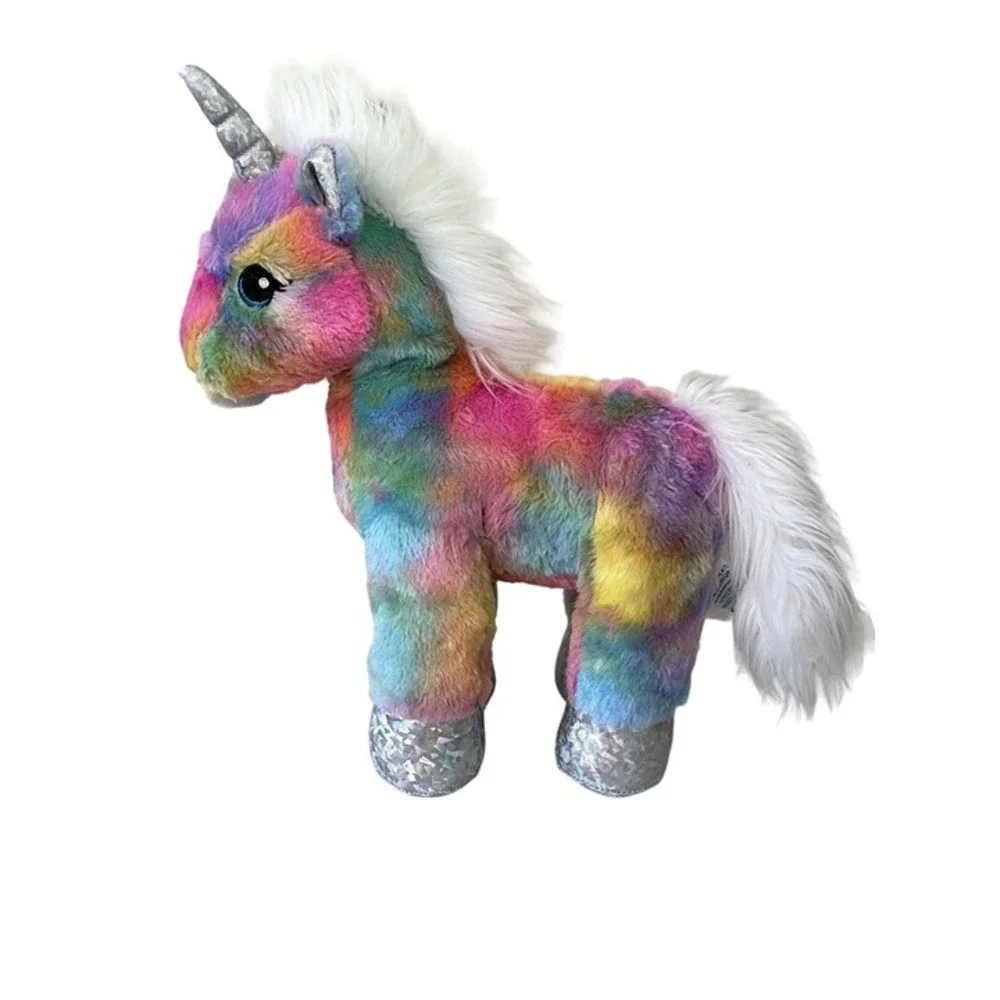 Build A Bear Rainbow‎ Unicorn Plush Animal 12